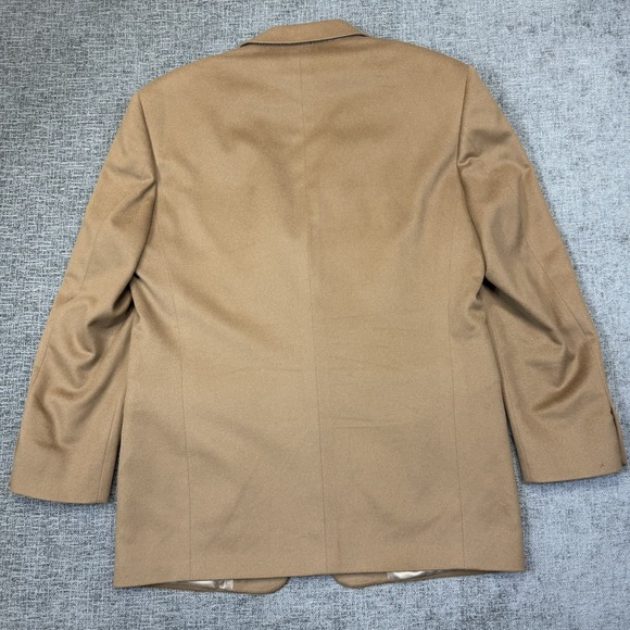 Silverstone Von Maur Canada Blazer Sports Coat Men's 42R* 100% Cashmere Brown - Picture 2 of 12